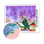 Christmas Castle Diamond Painting