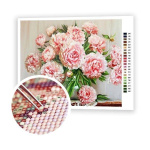 Peonies Diamond Painting